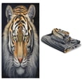 thumbnail image 7 of Beautiful Tiger 3-Piece Towel Set,Soft Absorbent Quick Dry Bath Towels Sets,1 Bath Towel,1 Hand Towel,1 Washcloth,for Bathing Home Hotel Gym Spa Wash cloth, 7 of 7