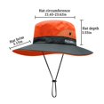thumbnail image 3 of Overfox Wide Brim Boonie Hat for Men&Women, UV Protection Fishing Hat, Waterproof Bucket Hat, Summer Outdoor Hiking Safari Sun Hat, 3 of 7