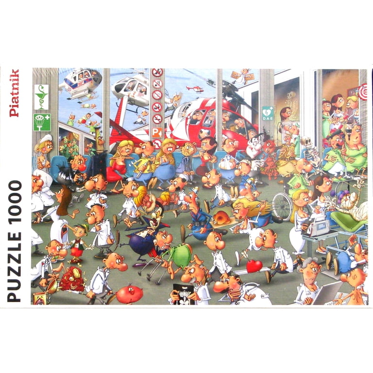 Piatnik Francois Ruyer Accidents and Emergencies 1000 Piece Puzzle