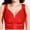 Red, variant on asdoklhq Sports Bras for Women,No Sponge No Steel Ring Bra Top Support Large Size Large Cup Body Sculpting Gathering Collar Underwear