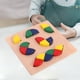thumbnail image 2 of Tablero de rompecabezas de Forma geométrica Educación temprana Juguetes de matemáticas Desarrollo Educativo Tablero Juguetes para Sunnimix Rompecabezas, 2 of 7