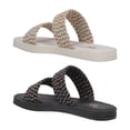 thumbnail image 3 of Sandalias Mujer MAMA LOLA Textil Moda Suela Baja blanco 24, 3 of 4