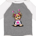thumbnail image 4 of Inktastic Love Bug Yorkie Boys or Girls Long Sleeve Baby Bodysuit, 4 of 5