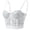 White, variant on Tank Tops for Women Solid Corset Bustier Slim Fit Suspender Cropped Top