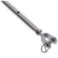 thumbnail image 2 of 2X 304 Stainless Steel Rigging  Closed Body Jaw Jaw Turnbuckle 7/32 inch Thread, 2 of 4