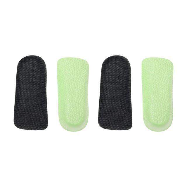 Ofertas Únicas 2 Pares de Almohadillas para Zapatos de Aumento de Altura Invisibles Duraderas Verde, Negro 0.98"