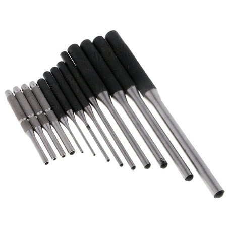 

9 Pieces Punch Set And 4 Pieces Hollow End Starter Punch Tool With Red