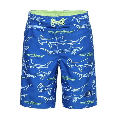 Rokka&Rolla Boys Swim Trunks with Mesh Lining UPF 50+ Sizes 4-18