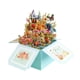 thumbnail image 4 of Tarjeta de Madre Día 3D Bouquet Bouquet Groughing Grower Apreciación de la maestra para mamá Aniversario Boda de San Valentín Día de San Valentín azul, 4 of 8