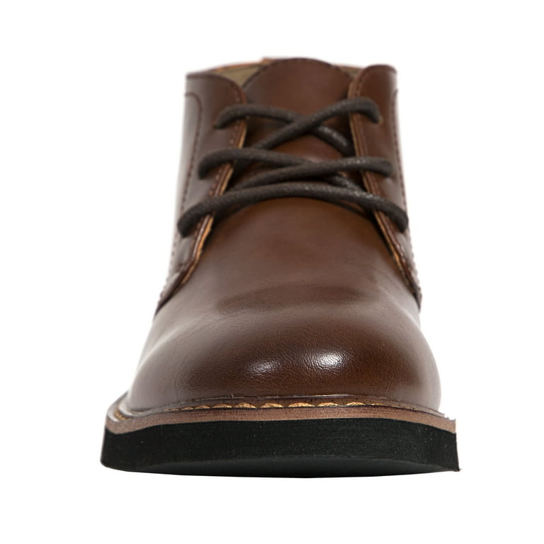 Deer Stags Boys Ballard Dress Comfort Chukka Boot brown 2 Little Kid Medium