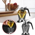 thumbnail image 2 of Glass Oil Bottle With Stainless Steel Leak Proof Kitchen Condiment Dispenser For Soy Vinegar And More, 2 of 6