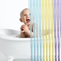 LEORX 2PCS Rainbow Tinsel Curtains Tinsel Foil Fringe Curtain for Trendy Party Events