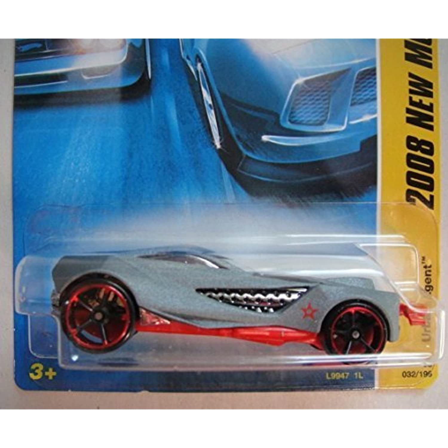 Hot Wheels 2008 New Models Tesla Roadster Convertible Red Metallic 1:64 Toy Car