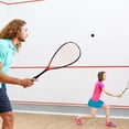 thumbnail image 3 of YISITIAN Professional 2-Pack Squash Ball Set, High-Bounce Soft Rubber for Training and Match Play, Suits All Skill Levels from Beginner to Advanced, in Blue and Red Dot Options AZ1014-1759, 3 of 7