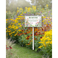 thumbnail image 2 of Eveokoki 8"x12" Aluminum Yard Sign "Do Not Trim No Podar As Plantas" Bilingual Plant Signs Bilingual Plant Sign in English and Spanish Yard Sign Sturdy, Rust Free, Weatherproof,Easy to Install, 2 of 6