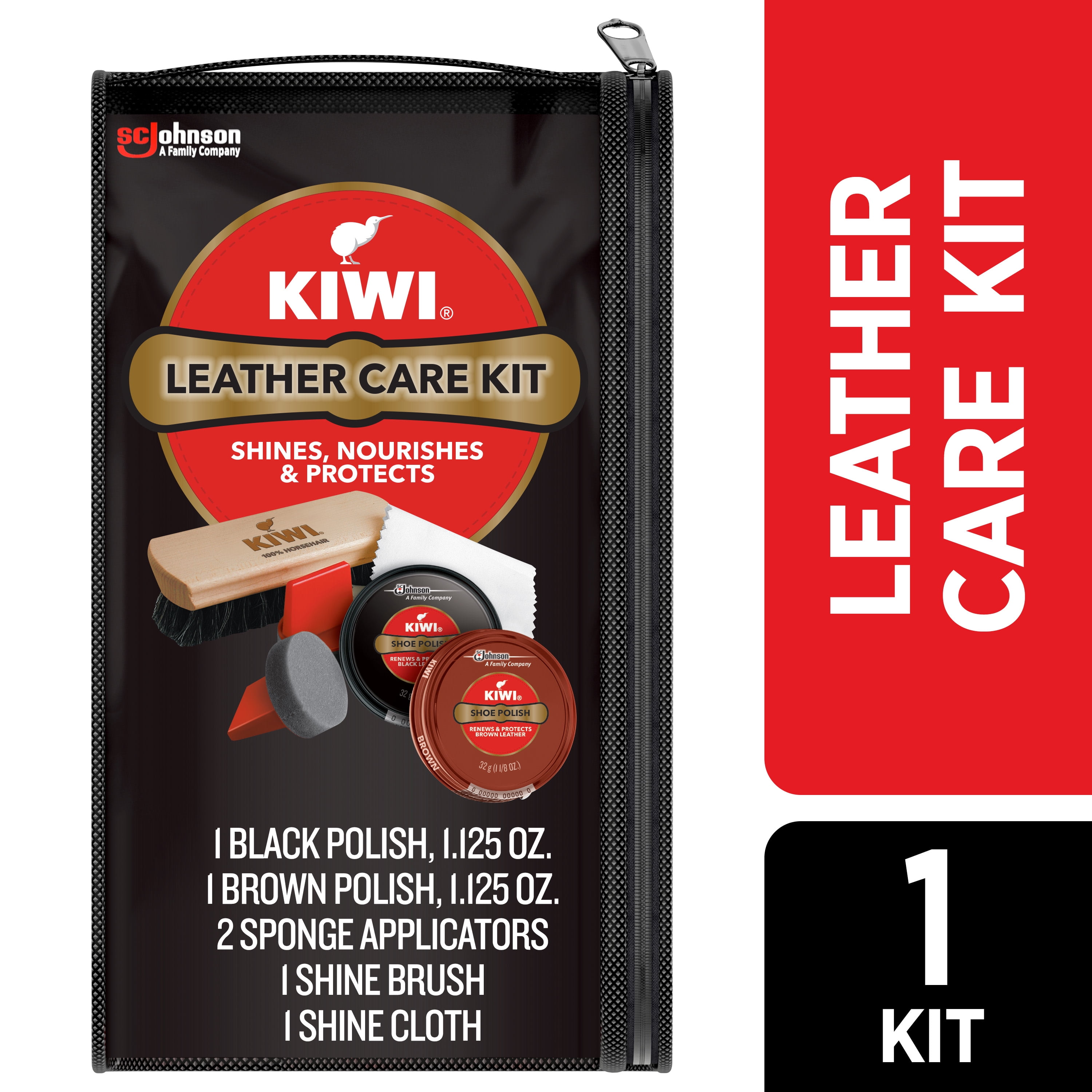Spacious relay course KIWI Leather Care Kit 6 ct - Walmart.com