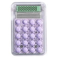 thumbnail image 1 of Mechanical Calculator 8 Digit Large LCD Display And Mechanical Buttons Handheld Mechanical Calculator For Off Ice, 1 of 6