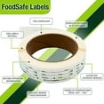 thumbnail image 3 of Food Labels for Catering Food Date Storage Labels 1 x 2 Inch , Food Safety Date Sticker for Kitchen, 3 of 5