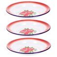 thumbnail image 5 of Raindrops Vintage Enamel Plates Assorted Color 3Pcs 7.9In, 5 of 8