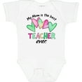 thumbnail image 3 of Inktastic My Mom is the Best Teacher Ever Boys or Girls Baby Bodysuit, 3 of 5
