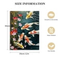 thumbnail image 2 of PIKWEEK  Wall Art Picture HD Print Chinese Abstract Nine Koi Fish Landscape Painting on Canvas Poster For Living Room Home Modern Decor, 2 of 5