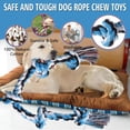 thumbnail image 7 of Olurrisa Dog Rope Toy for Large Medium Dogs,  3 Feet 5 Knots Dog TChew oy, Sturdy Rope toy for Dogs Tug Teeth Cleaning, 7 of 7