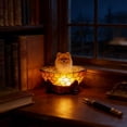 thumbnail image 4 of Sokhug LED Resin Dog Statue Reading Lamp With Warm Light 5 Inch, Cute Animal Night Light For Bedroom Shelf Decor, 4 of 6