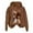 Brown, variant on Long Sleeve Hooded Sweatshirt Women Snap Hoodie Tan Hoodie Sweatshirt Dress Women Casual Light Long Sleeve Anime Hoodies Casual Hooded Unisex Clothing Pink XL