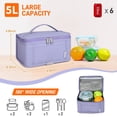 thumbnail image 2 of Bolsa para Almuerzo NOL Natural Organic Lifestyle Pequeña Lila Clara, 2 of 8