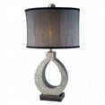 thumbnail image 1 of Benzara BM131777 RINA Traditional Silver Twilight Table Lamp, Silver Finish, 1 of 1