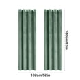 thumbnail image 2 of Two-piece 52x63in Luxury Blackout Curtain Velvet Curtains with Eyelets Window Hanging Curtains for Living Room Bedroom Kitchen Window Curtain Drapes in Living Room, 2 of 5