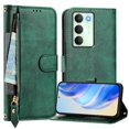 thumbnail image 1 of FOXDOCK Funda Tipo Cartera para Tecno Camon 40 Premier Cuero PU con Cremallera y Correa de Muñeca, Ranuras para Tarjetas, Soporte Plegable, Cierre Magnético, 1 of 5