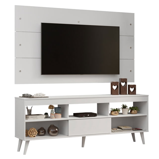 Mueble Mesa Para Tv Rack Madesa Detroit y Panel Hasta 65 BB