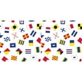 thumbnail image 2 of Simply Daisy, 20" x 20" Multi All Over Toss Larger, Geometric Print Outdoor Pillow, Red, 2 of 2