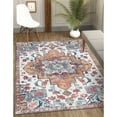 thumbnail image 6 of CAMILSON Oriental Retro Persian Traditional Vintage Distressed Non-Shedding Indoor Area Rug(4009-Multi 8x10), 6 of 9