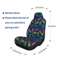thumbnail image 5 of Pofeuu Retro Bright Pineapple Print Automotive Car Seat Covers Flat Cloth Full Set Seat Covers,Car Seat Covers front seats for Cars Trucks and SUVs-2 PCS, 5 of 9