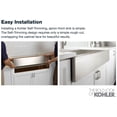 thumbnail image 2 of Kohler K-3935-4 Vault 30" Single Basin Top-Mount 18-Gauge Stainless Steel Kitchen Sink, 2 of 7