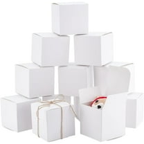 30pcs Gift Boxes White Boxes 3 inch Square Paper Boxes Foldable Candy Box Small Party Favor Boxes Little Gift Packaging Paper Boxes