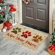 thumbnail image 5 of Tapete Navideño para Entrada Exterior | Nylon Negro 60X40Cm | Resistente y Fácil de Limpiar | Diseño Festivo Único | Decoración para El Hogar | 1 Unidad, 5 of 7
