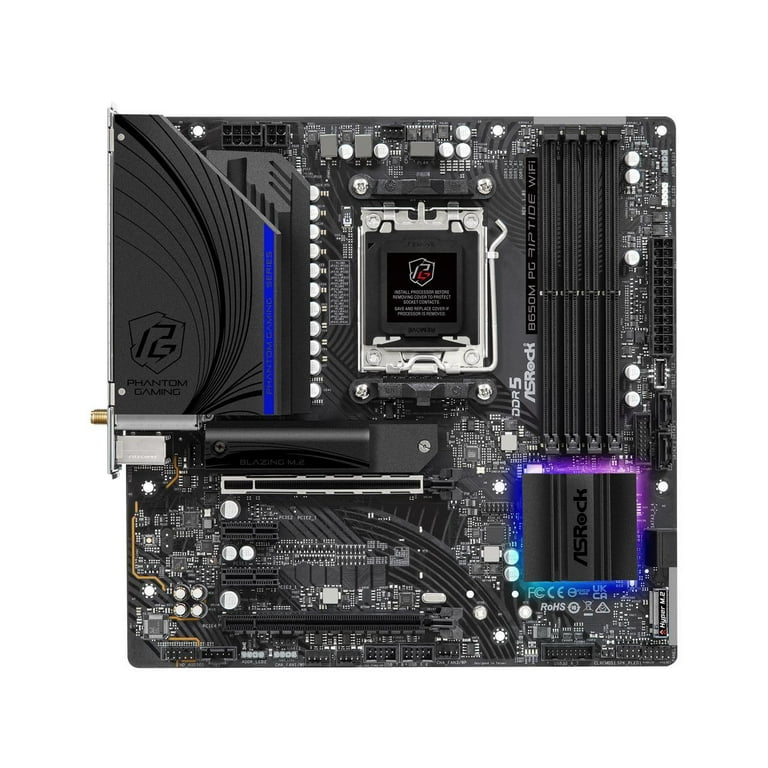 ASRock B650M PG RIPTIDE WIFI Gaming PC Motherboard for AMD Ryzen