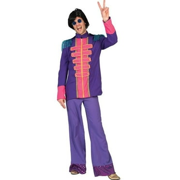 Fab 60s Purple Adult Jacket - Large 44-46