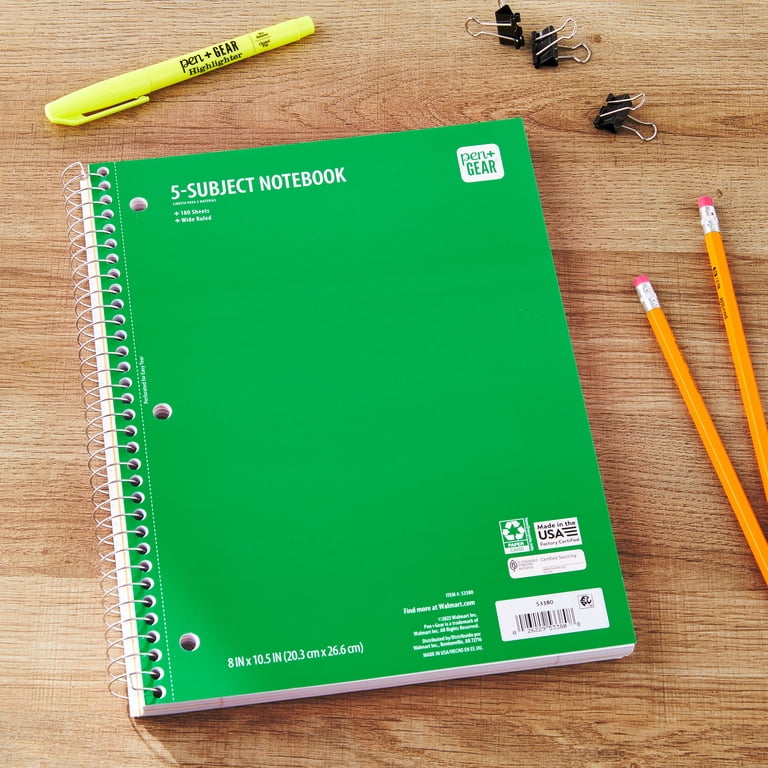 Gearmax 5-Pack All-Weather Waterproof Notebooks - Army Green Tactical Notepads, Grid Paper, 50 Tear-Out Pages Each