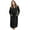 Black, variant on Lightweight Ladies Bathrobe, Long Summer Robe with Pockets,Soft Summer Robes for Women, Kimono Gift for Her, Lilac