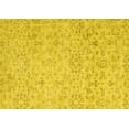 thumbnail image 1 of Ahgly Company Machine Washable Indoor Rectangle Abstract Yellow Contemporary Area Rugs, 7' x 10', 1 of 4
