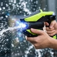 thumbnail image 3 of Electric Water Blaster, Electric Water Gun, Water Blaster, Ergonomic Gun Grip, Neon Green, 1 Pc, Outdoor Activities, Backyard Water Game, Summer Recreational Play, 3 of 5