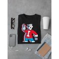 thumbnail image 3 of Chill Polar-Bear Graphic - Fun ICEE Retro Style Graphic Men's T-shirt, 3 of 4
