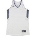 thumbnail image 1 of adidas Womens 2-Tone Basketball Team Jersey, Blanco, X-Large, 1 of 2