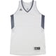 thumbnail image 1 of adidas Womens 2-Tone Basketball Team Jersey, Blanco, X-Large, 1 of 2