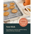 thumbnail image 3 of Caraway Nonstick Ceramic Bakeware Set (11 Pieces) - Baking Sheets, Assorted Baking Pans, Cooling Rack, & Storage - Aluminized Steel Body - Marigold, 3 of 6