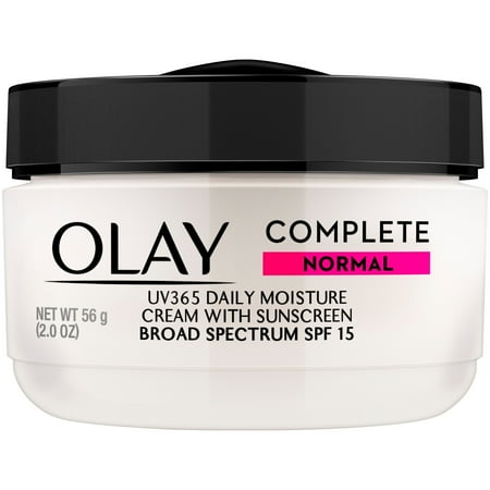 Olay Complete Cream Face Moisturizer with SPF 15 Normal, 2.0 oz